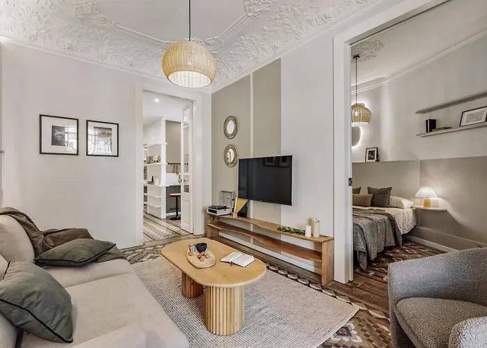 Appartement Toliman - 1 Bedroom And Office In Eixample Dreta Barcelone